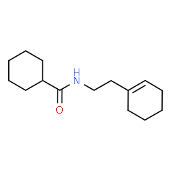 ChemSpider 2D Image | N-[2-(1-Cyclohexen-1-yl)ethyl]cyclohexanecarboxamide | C15H25NO