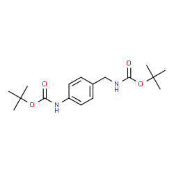 ChemSpider 2D Image | TERT-BUTYL (4-N-BOC-AMINOBENZYL)CARBAMATE | C17H26N2O4