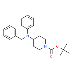 ChemSpider 2D Image | tert-butyl 4-[benzyl(phenyl)amino]piperidine-1-carboxylate | C23H30N2O2