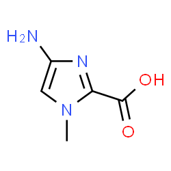 ChemSpider 2D Image | 4-AMINO-(1-METHYLIMIDAZOLE)-2-CARBOXYLIC ACID | C5H7N3O2