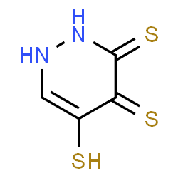ChemSpider 2D Image | 5-Sulfanyl-1,2-dihydro-3,4-pyridazinedithione | C4H4N2S3