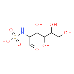 ChemSpider 2D Image | 2-Deoxy-2-(sulfoamino)hexose | C6H13NO8S