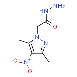 ChemSpider 2D Image | 2-(3,5-dimethyl-4-nitropyrazol-1-yl)acetohydrazide | C7H11N5O3