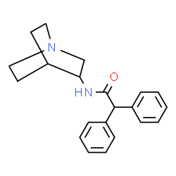 ChemSpider 2D Image | N-(1-Azabicyclo[2.2.2]oct-3-yl)-2,2-diphenylacetamide | C21H24N2O