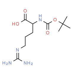 ChemSpider 2D Image | tert-butyloxycarbonyl-arginine | C11H22N4O4