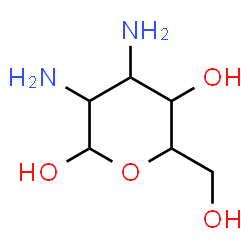 ChemSpider 2D Image | 2,3-Diamino-2,3-dideoxyhexopyranose | C6H14N2O4