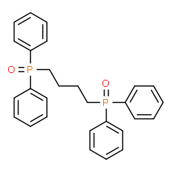 ChemSpider 2D Image | 1,4-Butanediylbis(diphenylphosphine) dioxide | C28H28O2P2