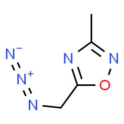 ChemSpider 2D Image | 5-(Azidomethyl)-3-methyl-1,2,4-oxadiazole | C4H5N5O