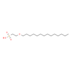 ChemSpider 2D Image | 2-(Tetradecyloxy)ethanesulfonic acid | C16H34O4S