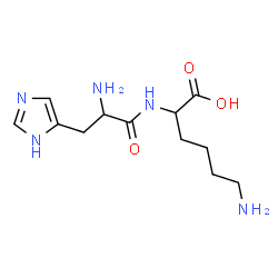ChemSpider 2D Image | his-lys | C12H21N5O3