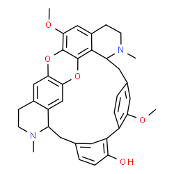 ChemSpider 2D Image | 16,26-Dimethoxy-7,21-dimethyl-28,30-dioxa-7,21-diazaoctacyclo[18.9.3.2~15,18~.1~4,29~.1~10,14~.0~3,8~.0~24,32~.0~27,31~]hexatriaconta-1,3,10(36),11,13,15,17,24,26,29(33),31,34-dodecaen-13-ol | C36H36N2O5