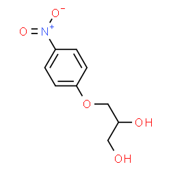 ChemSpider 2D Image | p-Nitrophenylglycerol | C9H11NO5