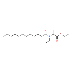 ChemSpider 2D Image | Ethyl N-dodecanoyl-N-ethylalaninate | C19H37NO3