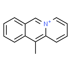 ChemSpider 2D Image | 11-Methylpyrido[1,2-b]isoquinolinium | C14H12N