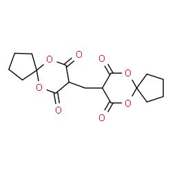 ChemSpider 2D Image | 8,8'-Methylenebis(6,10-dioxaspiro[4.5]decane-7,9-dione) | C17H20O8