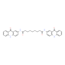 ChemSpider 2D Image | N,N'-Bis(9-oxo-9,10-dihydro-2-acridinyl)nonanediamide | C35H32N4O4
