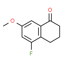 ChemSpider 2D Image | 5-Fluoro-7-methoxy-3,4-dihydro-1(2H)-naphthalenone | C11H11FO2