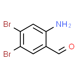 ChemSpider 2D Image | 2-Amino-4,5-dibromobenzaldehyde | C7H5Br2NO