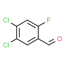 ChemSpider 2D Image | 4,5-Dichloro-2-fluorobenzaldehyde | C7H3Cl2FO