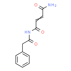 ChemSpider 2D Image | N-(Phenylacetyl)-2-butenediamide | C12H12N2O3