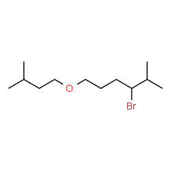 ChemSpider 2D Image | 4-Bromo-5-methyl-1-(3-methylbutoxy)hexane | C12H25BrO