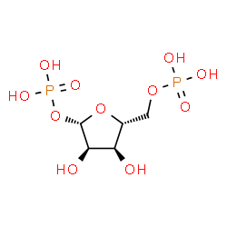 ChemSpider 2D Image | 1,5-Di-O-phosphono-beta-D-ribofuranose | C5H12O11P2