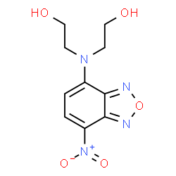 ChemSpider 2D Image | Ethanol, 2,2'-[(7-nitro-4-benzofurazanyl)imino]bis- | C10H12N4O5