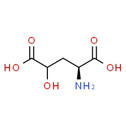 ChemSpider 2D Image | 4-Hydroxy-L-glutamic acid | C5H9NO5