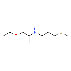 ChemSpider 2D Image | N-(1-Ethoxy-2-propanyl)-3-(methylsulfanyl)-1-propanamine | C9H21NOS