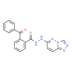 ChemSpider 2D Image | 2-Benzoyl-N'-([1,2,4]triazolo[4,3-b]pyridazin-6-yl)benzohydrazide | C19H14N6O2
