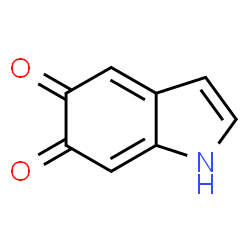 ChemSpider 2D Image | Indole-5,6-quinone | C8H5NO2