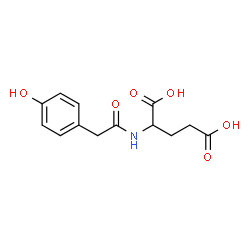 ChemSpider 2D Image | N-4-hydroxyphenylacetylglutamic acid | C13H15NO6