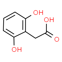 ChemSpider 2D Image | 2,6-Dihydroxybenzeneacetic acid | C8H8O4