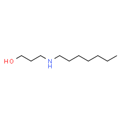 ChemSpider 2D Image | 3-(Heptylamino)-1-propanol | C10H23NO