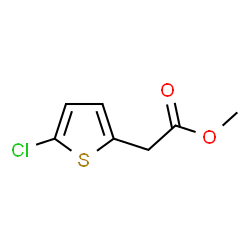 ChemSpider 2D Image | Methyl (5-chloro-2-thienyl)acetate | C7H7ClO2S