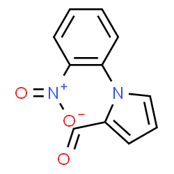 ChemSpider 2D Image | 1-(2-Nitrophenyl)-1H-pyrrole-2-carbaldehyde | C11H8N2O3