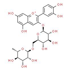 ChemSpider 2D Image | Keracyanin | C27H31O15