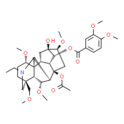 ChemSpider 2D Image | bikhaconitine | C36H51NO11