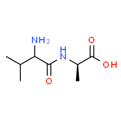 ChemSpider 2D Image | Valyl-D-alanine | C8H16N2O3