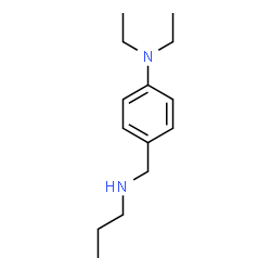 ChemSpider 2D Image | N,N-Diethyl-4-[(propylamino)methyl]aniline | C14H24N2