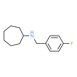 ChemSpider 2D Image | N-(4-Fluorobenzyl)cycloheptanamine | C14H20FN