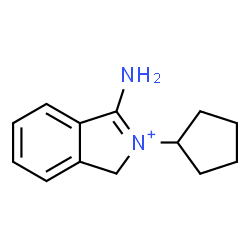 ChemSpider 2D Image | 2-Cyclopentylisoindolin-1-iminium | C13H17N2