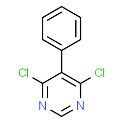 ChemSpider 2D Image | 4,6-Dichloro-5-phenylpyrimidine | C10H6Cl2N2
