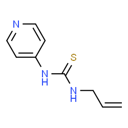 ChemSpider 2D Image | 1-Allyl-3-pyridin-4-ylthiourea | C9H11N3S
