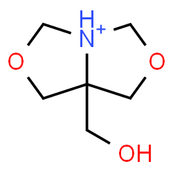 ChemSpider 2D Image | 7a-(Hydroxymethyl)dihydro-1H-[1,3]oxazolo[3,4-c][1,3]oxazol-4-ium | C6H12NO3