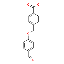 ChemSpider 2D Image | 4-[(4-Formylphenoxy)methyl]benzoate | C15H11O4