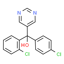 ChemSpider 2D Image | Fenarimol | C17H12Cl2N2O