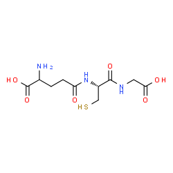 ChemSpider 2D Image | L-Glutathione, reduced | C10H17N3O6S