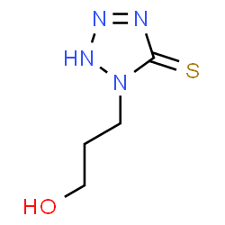 ChemSpider 2D Image | 1-(3-Hydroxypropyl)-1,2-dihydro-5H-tetrazole-5-thione | C4H8N4OS