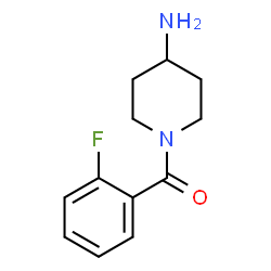 ChemSpider 2D Image | 1-(2-fluorobenzoyl)piperidin-4-amine | C12H15FN2O